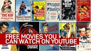 Free movies you can watch on YouTube [upl. by Dalton]