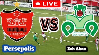 Persepolis Vs Zob Ahan Football Score Live streaming [upl. by Ylecara714]