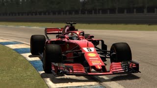 F1 2018  Hockenheim Germany  Hotlap with Ferrari  Assetto Corsa  Download link [upl. by Kalina240]