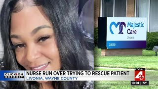 Livonia nurse run over trying to rescue patient in middle of street [upl. by Heath364]