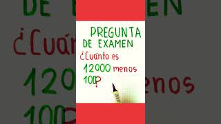 Examen de Ingreso youtubeshorts youtube [upl. by Pogue168]