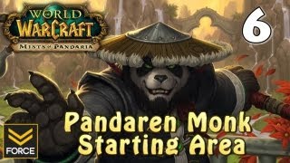 Mists of Pandaria Pandaren Monk Starting Area Gameplay 6 World of Warcraft [upl. by Perrin]