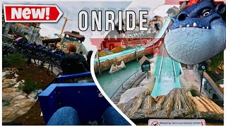 NEU 2024 Alpenexpress „ENZIAN“ und Tiroler Wildwasserbahn im EuropaPark POV  ONRIDE 4K [upl. by Nossila]