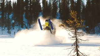 Deep powder snowmobile backcountry edit [upl. by Brose]