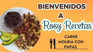 CARNE MOLIDA CON PAPAS [upl. by Nyllij]