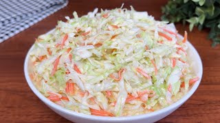 HOW TO MAKE THE BEST COLESLAW SALAD [upl. by Akciret]