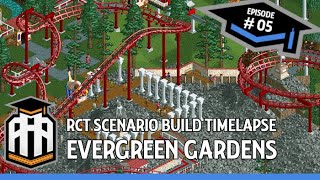 Real Life Theme Park Designer Plays RCT Evergreen Gardens part 1 [upl. by Margit]