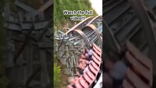 At least dollywood tried😐 rollercoaster themepark thrilling rmc hybrid dollywood 2024 [upl. by Eixor]