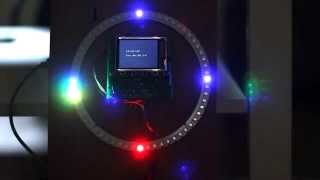 RGB Clock  Micro Weather Station [upl. by Irvine298]