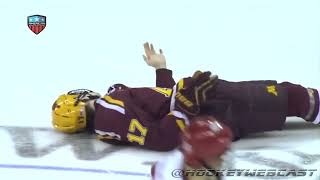 Massive NCAA and College Hockey Hits [upl. by Lymann]