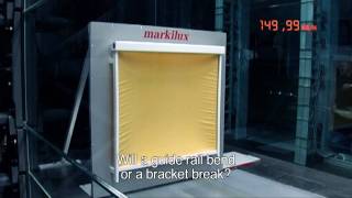 Wind Tunnel Test markilux 620 zip  frontal air flow [upl. by Bara]