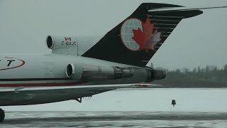 Cargojet  Boeing 727200 engine start and takeoff  CGUJC  ValdOr CYVO [upl. by Adnahsal]