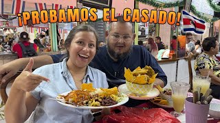 ALMORZANDO EN EL MERCADO CENTRAL DE COSTA RICA 🇨🇷 GordoSoyacity [upl. by Oiramed]