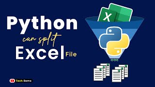 Splitting Excel data into multiple files with Python [upl. by Llirrem]