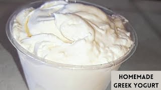 How to Make Greek Yogurt At Home  Healthy Greek Yogurt Recipe [upl. by Netsirc957]