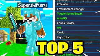 Top 5 MOBILE Clients For MCPE 117  Minecraft Pocket Edition Xbox One PS4 [upl. by Helfand]