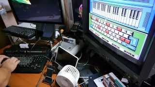 KONAMI MSX SYNTHESIZER 新世sizer TEST [upl. by Hardej656]