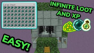 NEW EASIEST 121 ENDERMAN XP FARM TUTORIAL in Minecraft Bedrock MCPEXboxPSSwitchPC [upl. by Frodeen481]