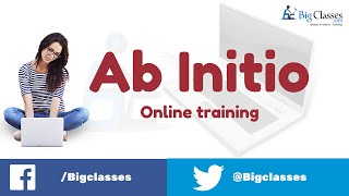 AB Initio Online Training  AB Initio Tutorials for Beginners  BigClasses [upl. by Selim596]