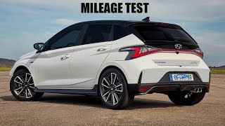 Hyundai i20 N line highway mileage test28km per litre [upl. by Soph]