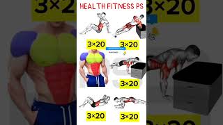 Chest workout at home  Chest exercises at home  workout at home  exercises at home shorts gym [upl. by Crandale854]