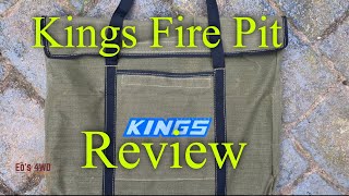 A Review Of Adventure Kings Fire Pit And First Impressions [upl. by Hayden107]