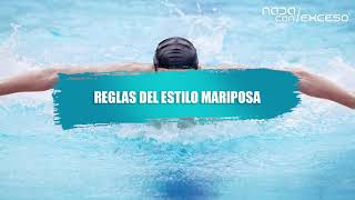 Reglas en Natación del estilo mariposa [upl. by Euqinahs]