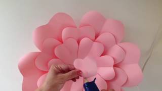 DIY Paper Flower Assembly EASY [upl. by Sulakcin]