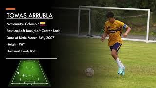 Tomas Arrubla  Highlight Video [upl. by Japeth372]