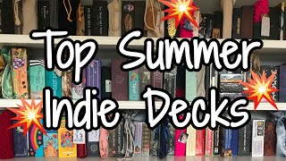 10 Indie TAROT amp ORACLE Decks For Summer ☀️ [upl. by Latrina]