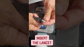 How to use accu chek guide meter blood glucose meter easy way to check glucose SUBSCRIBE diabetes [upl. by Ennaej]