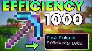 Minecraft Bedrock How to Get Efficiency 1000 Pickaxe  Bedrock Command Block Tutorial 119 [upl. by Entirb184]