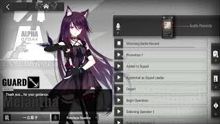 Arknights Melantha English Dub [upl. by Enitsirc]