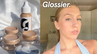 Glossier Perfecting Skin Tint amp Stretch Concealer G9  Review  Wear Test [upl. by Eeresed]