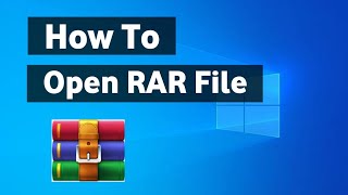 How to open a RAR File [upl. by Nyliak]