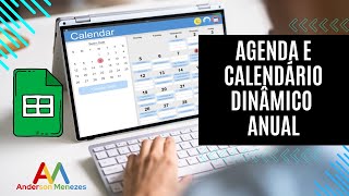 04 Como criar uma agenda e um calendário dinâmico anual no Planilhas Google 📊 [upl. by Annala916]