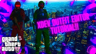 How To Get ANY MODDED OUTFIT In GTA 5 ONLINE Xdev Outfit Editor Tutorial PC ONLY [upl. by Carie219]