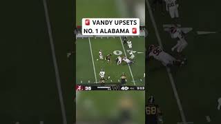 BREAKING Vanderbilt upsets No1 Alabama 😮 shortsfeed shorts trending vanderbiltfootball [upl. by Adamsen164]