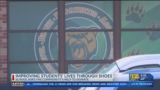 Beardsley Junior High starts donation campaign to improve students lives through shoes [upl. by Laith]