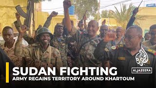 War in Sudan Army regains territory around Khartoum [upl. by Agostino]