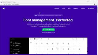 Ücretsiz ve Mükemmel Font Yönetim Programı  Fontbase Suitcase Fusion Alternatifi [upl. by Nyrahtak]