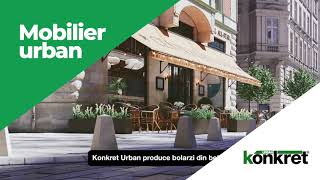 Bolarzi din beton  Mobilier urban [upl. by Yeclek]