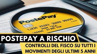 CONTROLLI A TAPPETO PER CHI POSSIEDE UNA POSTEPAY Rischio sanzioni di migliaia di euro per tutti [upl. by Bowles]