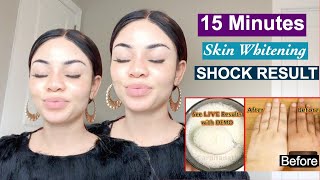 15 Minutes Instant Skin Whitening  DIY Home Remedy SHOCKING RESULT  Foaming Facial Bleach [upl. by Okomot739]