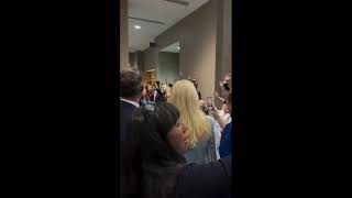 Crowd Sings How Great Thou Art After Trump’s Victory Speech [upl. by Kotto]