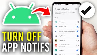 How To Turn Off App Notifications On Android  Full Guide [upl. by Engenia263]