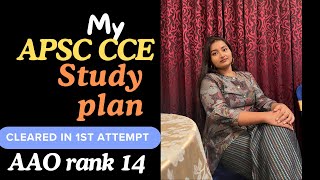 Study Plan for APSC CCE  Daily routinestrategy  Meghna Saharia AAO [upl. by Sesmar]