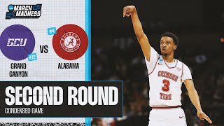 Alabama vs Grand Canyon  Second Round NCAA tournament extended highlights [upl. by Eentrok]