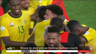 AFCON 2023 I Bafana Bafana coach Hugo Broos to stay put [upl. by Ahsikyw]