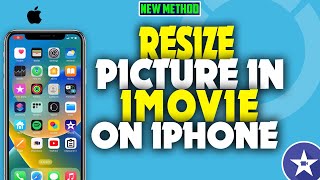 How to resize picture in iMovie on iPhone 2023  F HOQUE [upl. by Nylirem]